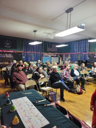 audience at the 2021 Christmas concert.